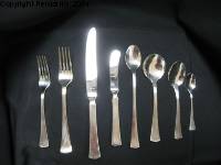 Silver flatware